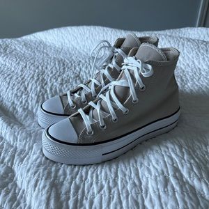 High top platform converse